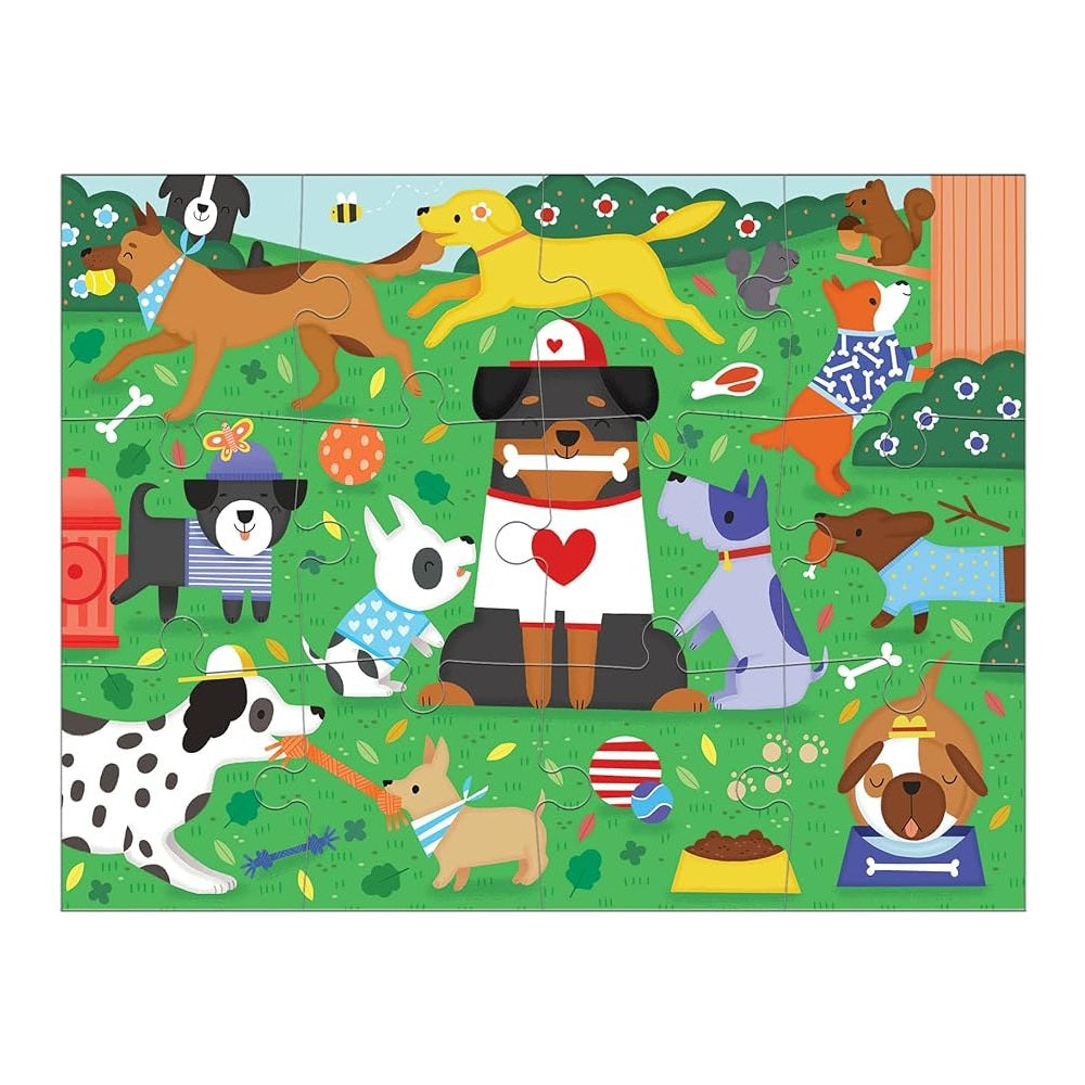 Mudpuppy Dog Days Can You Spot? 12 Piece Puzzle