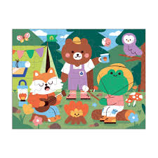 Mudpuppy Puzzle To Go - Happy Campers