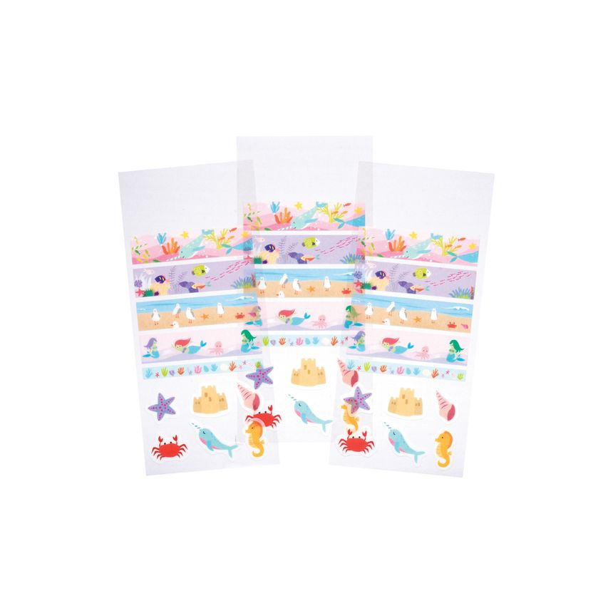 Girl of All Work Ocean Wonders Jumble Washi Stickers