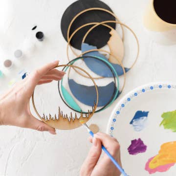 Our Little Makery - Northern Lights Shadow Box Kit