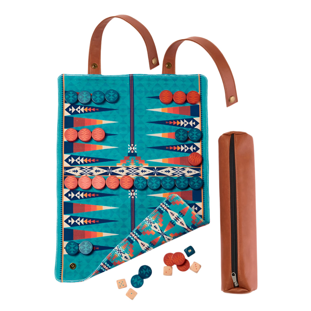 Pendleton Travel Ready Backgammon - Roll Up Game