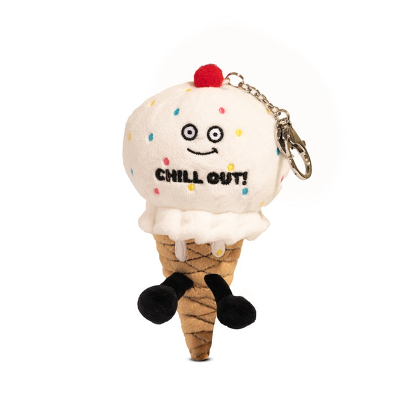Punchkins "Chill Out" Ice Cream Cone Plush Bag Charm