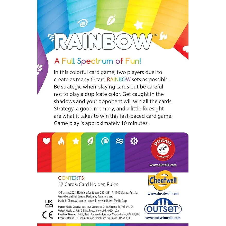 Rainbow Card Game