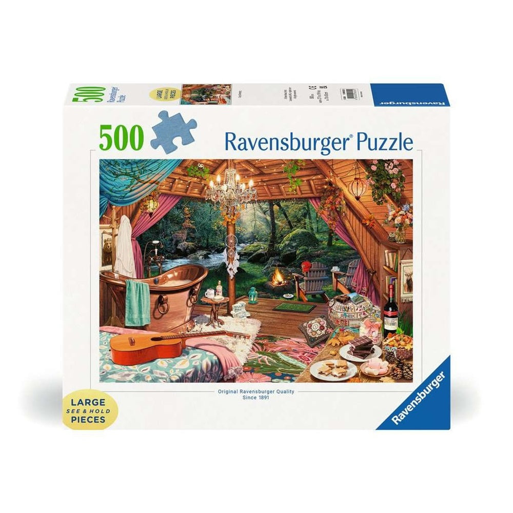 Ravensburger Cozy Glamping 500 Piece Puzzle