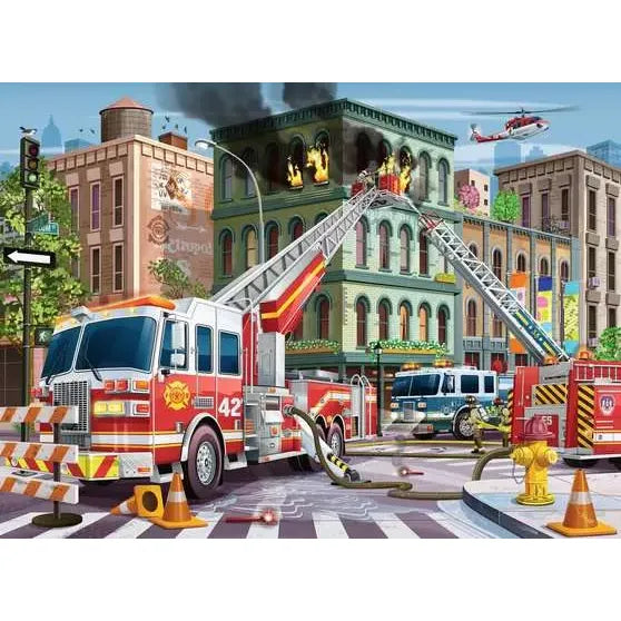 Ravensburger Fire Truck Rescue 100 Piece Puzzle