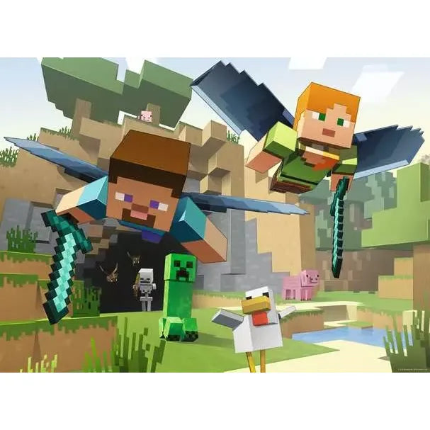 Ravensburger Minecraft Adventures 200 Piece Puzzle