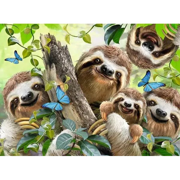 Ravensburger Sloth Selfie 500 Piece Puzzle