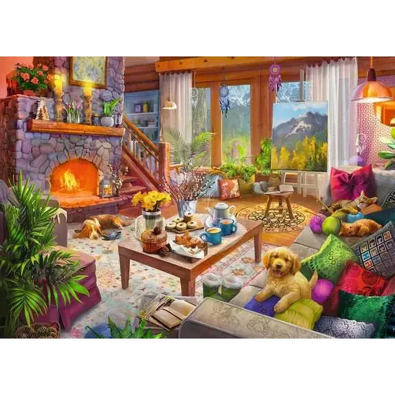Ravensburger Cozy Cabin 1000 Piece Puzzle