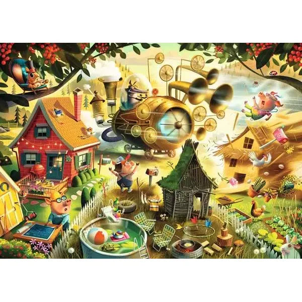 Ravensburger Look Out Little Pigs! 1000 Piece Puzzle