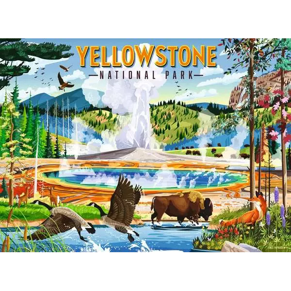 Ravensburger Yellowstone National Park 500 Piece Puzzle