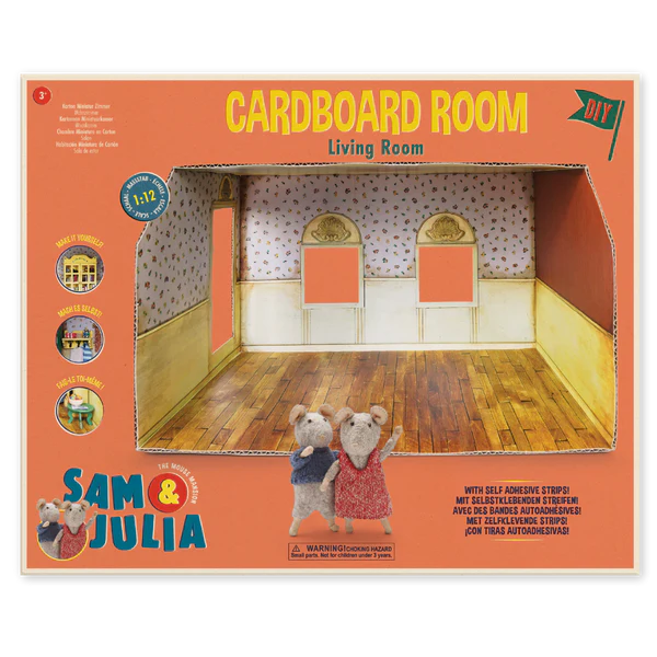 Sam & Julia - DIY Cardboard Room Living Room