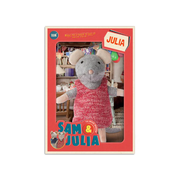 Sam & Julia - Plush Julia Mouse