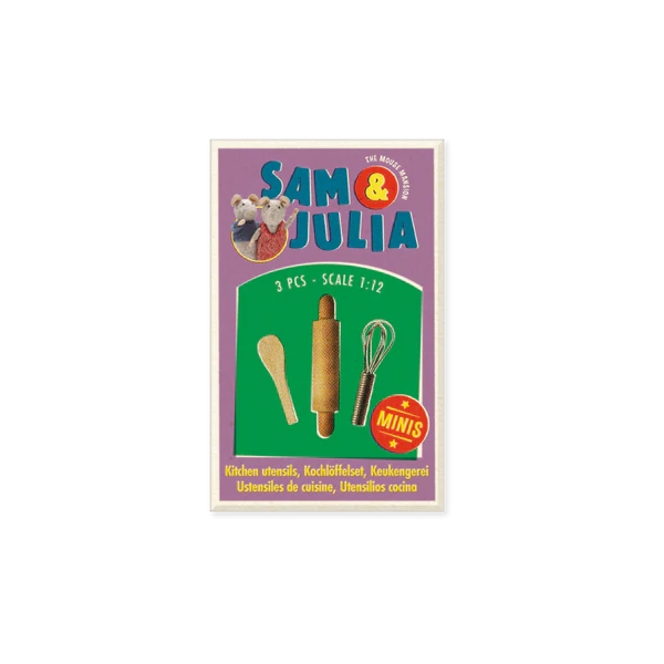 Sam & Julia - Miniature Kitchen Utensils in Matchbox