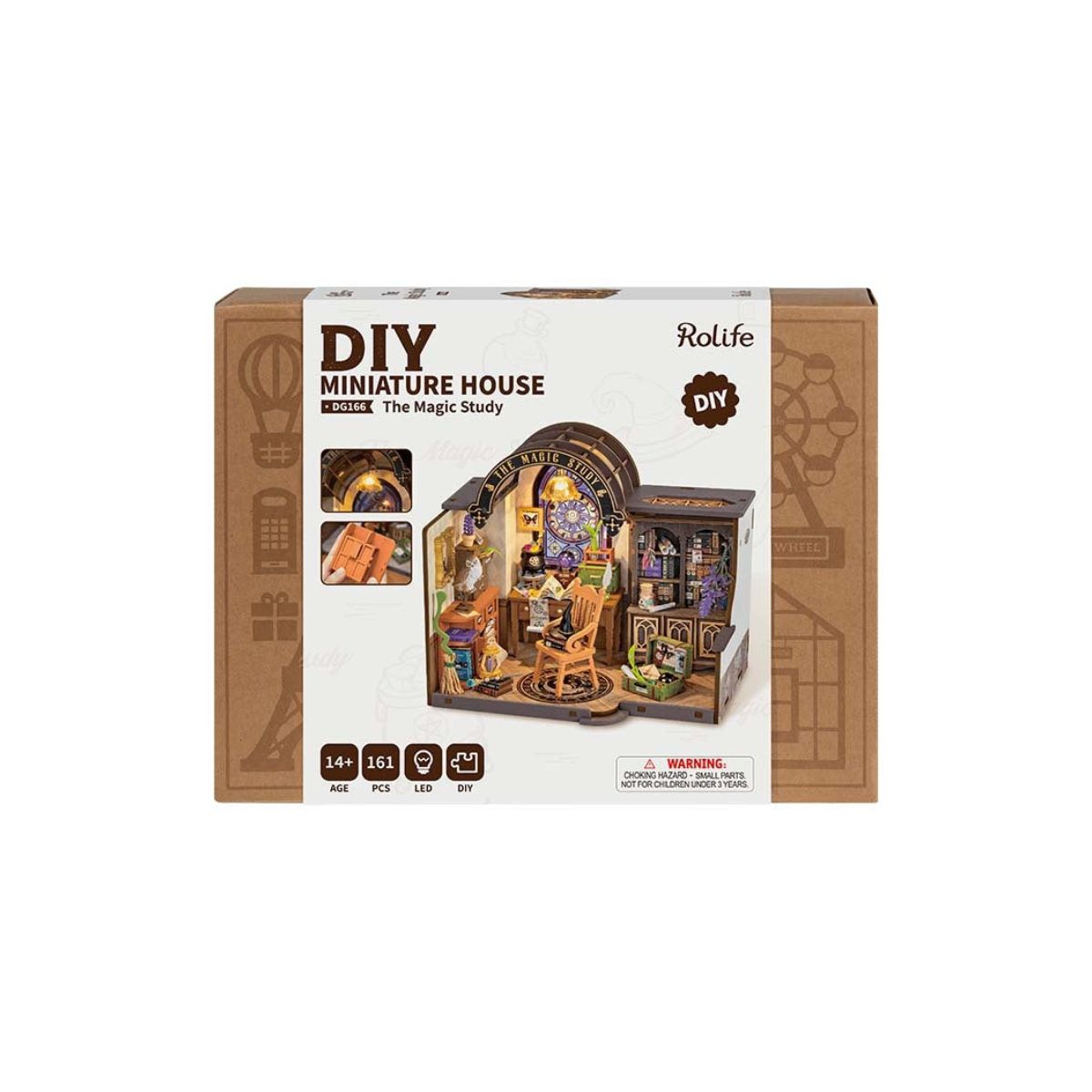 Rolife DIY Miniature House The Magic Study