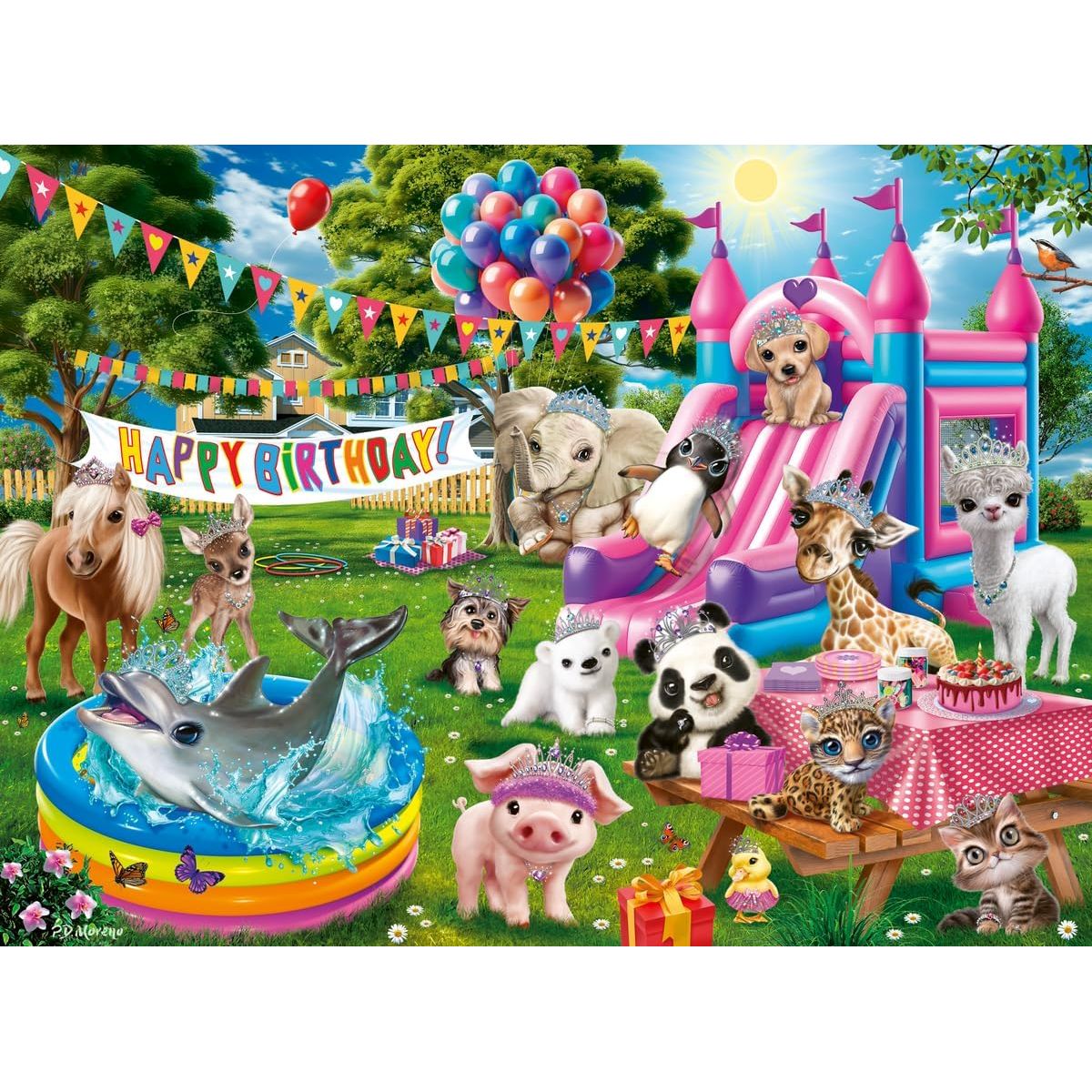 Ravensburger Tiara Birthday Party 100 Piece Puzzle