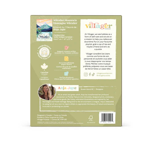 Villager Puzzles Whistler Mountain 500 Piece Puzzle