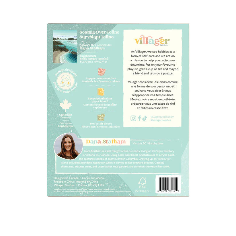 Villager Puzzles Soaring Over Tofino 1000 Piece Puzzle