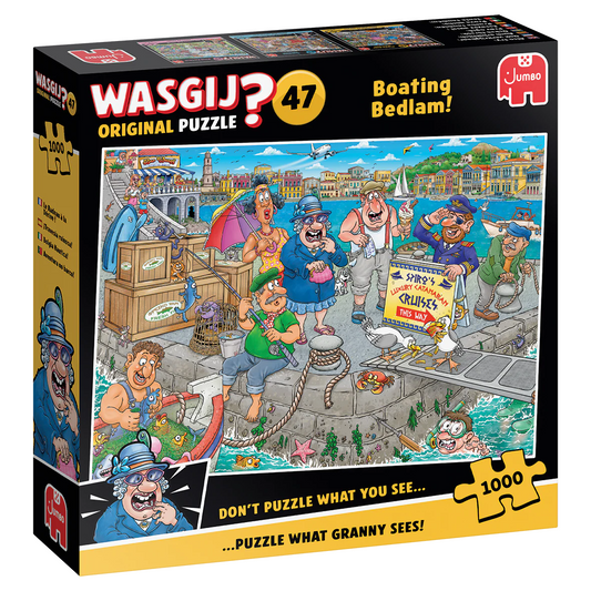Wasgij Boating Bedlam! 1000 Piece Original Puzzle
