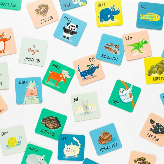 Who Pooped? A Matching & Memory Game