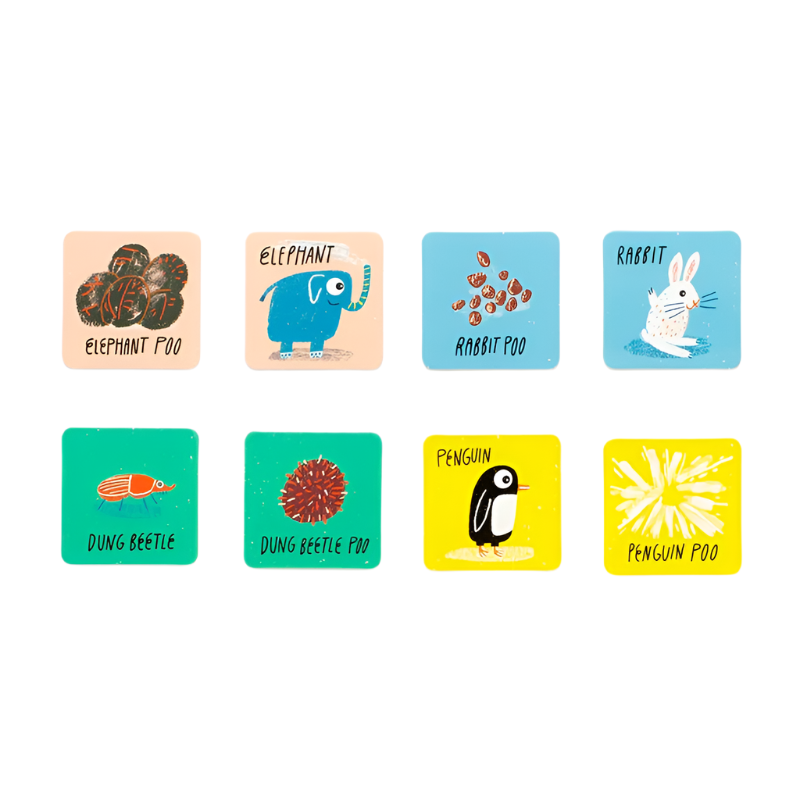 Who Pooped? A Matching & Memory Game