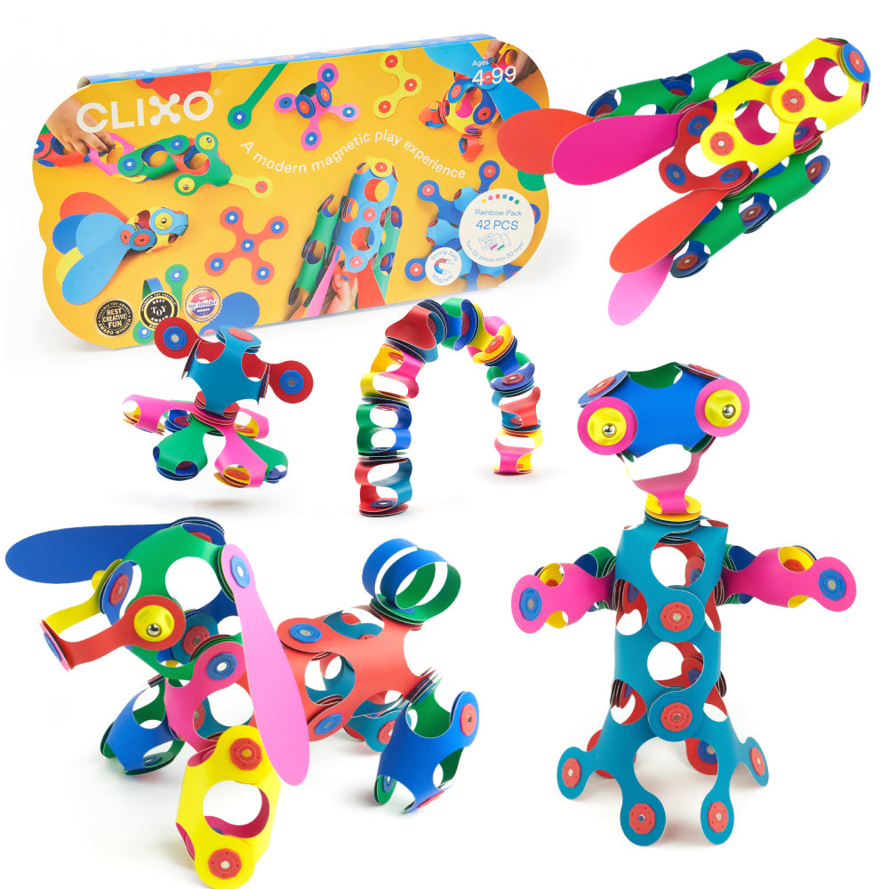 Clixo Rainbow Pack 42 Pieces
