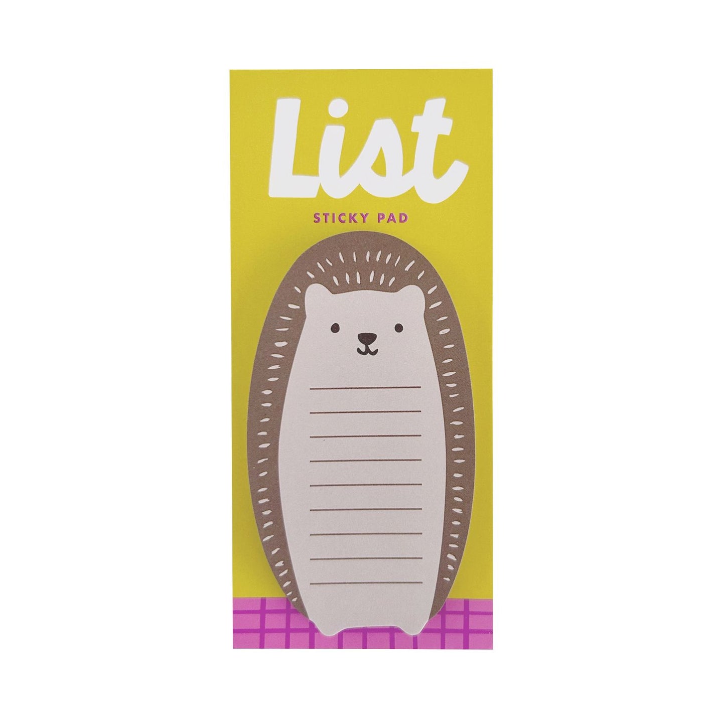 Girl of All Work Hedgehog List Sticky Pad