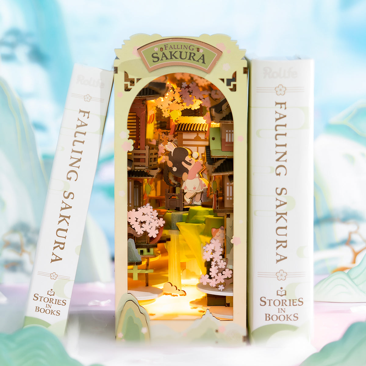 Rolife DIY Book Nook & Wonderland Falling Sakura