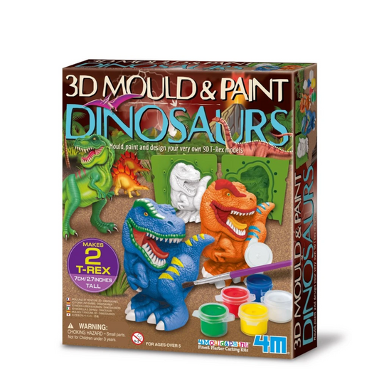3D Mould and Paint Dinosaurs