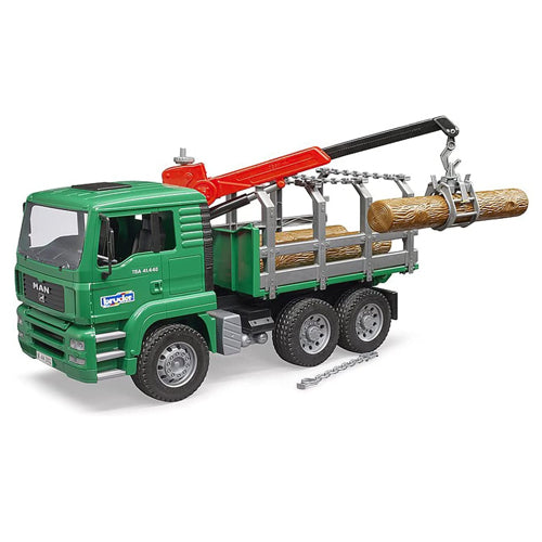 Bruder MAN TGA Timber Truck with Loading Crane