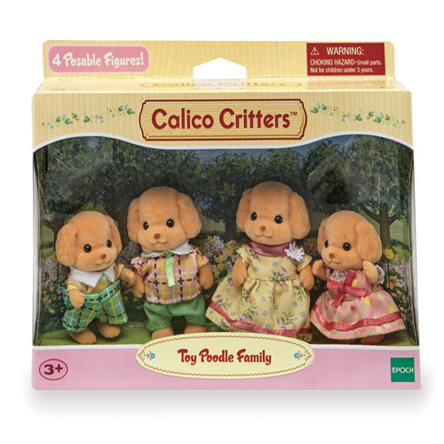 Calico Critters Toy Poodle Family