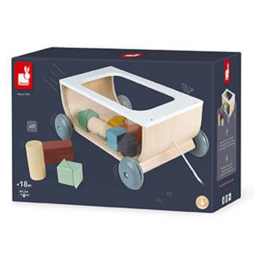 Janod Cart with Blocks