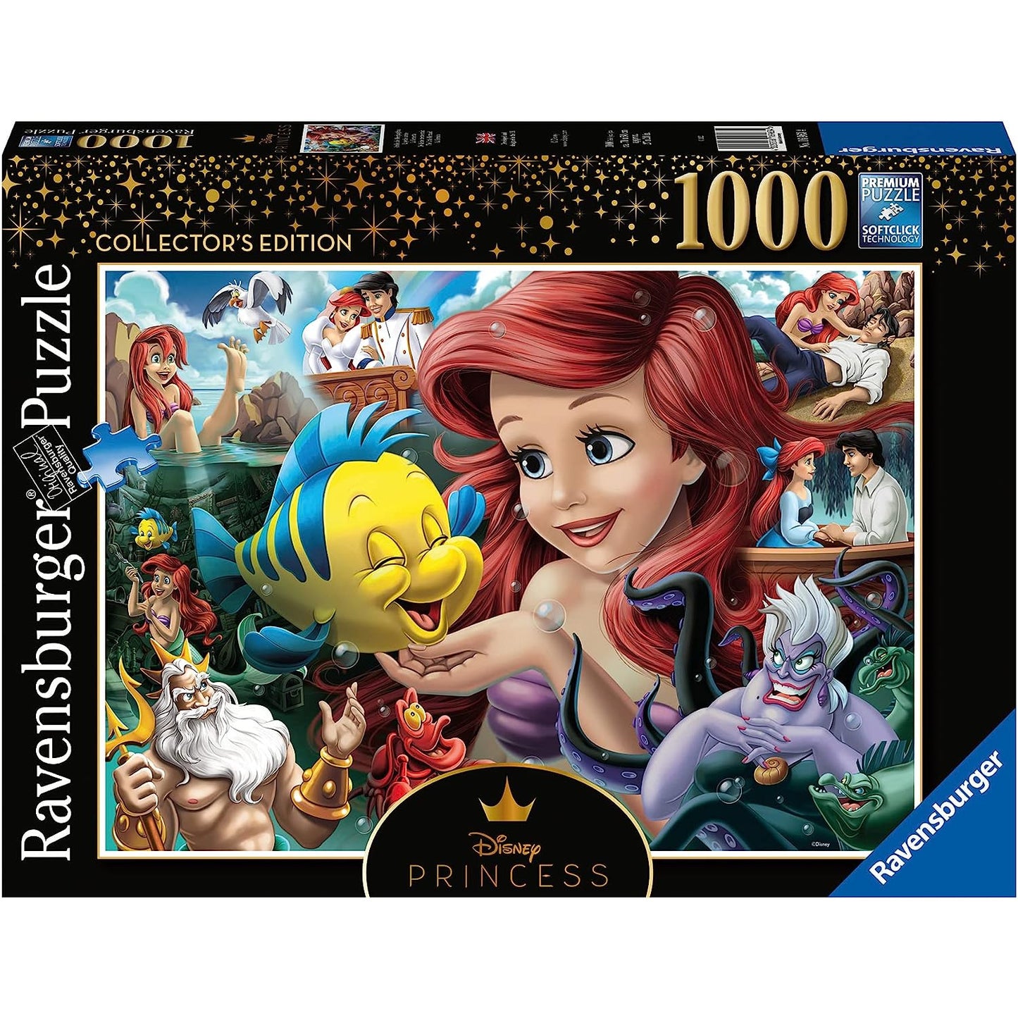 Ravensburger Collector's Edition Disney Heroines Ariel 1000 Piece Puzzle
