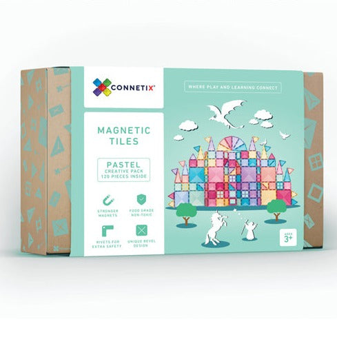 Connetix 120 Piece Pastel Creative Pack