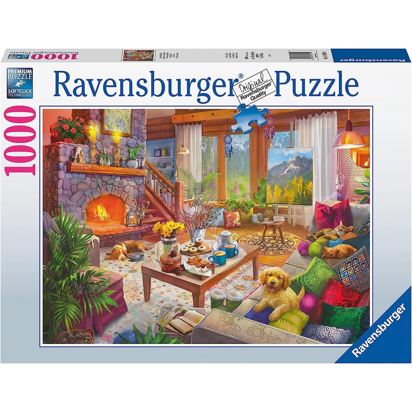 Ravensburger Cozy Cabin 1000 Piece Puzzle