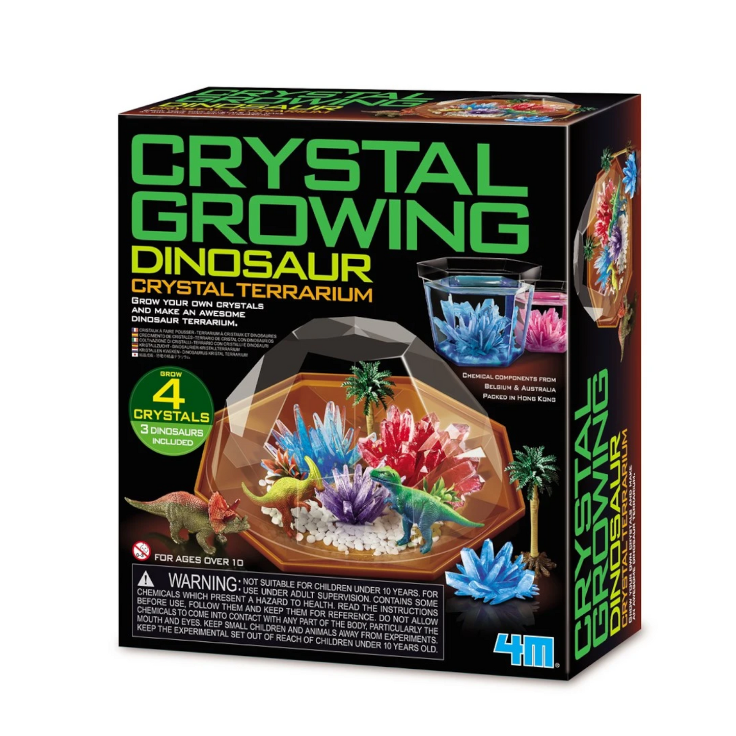 Crystal Growing Dinosaur Crystal Terrarium
