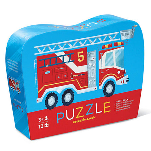 Crocodile Creek Fire Truck 12 Piece Puzzle