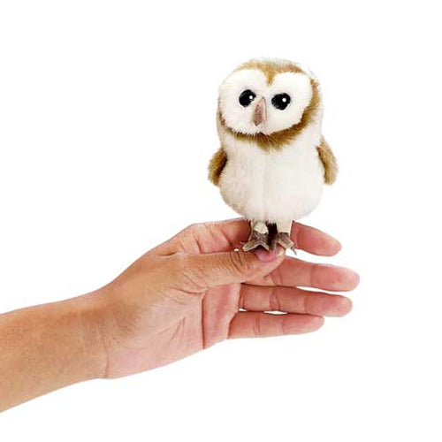 Folkmanis Mini Barn Owl Finger Puppet