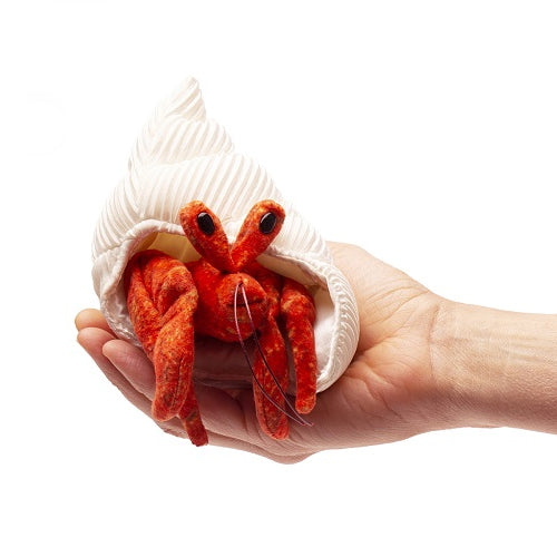 Folkmanis Mini Hermit Crab Finger Puppet
