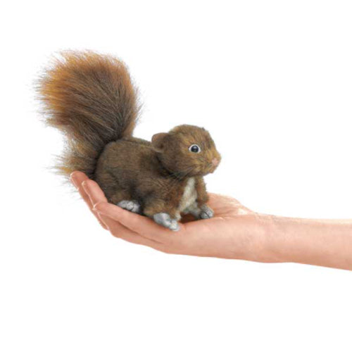 Folkmanis Mini Red Squirrel Finger Puppet
