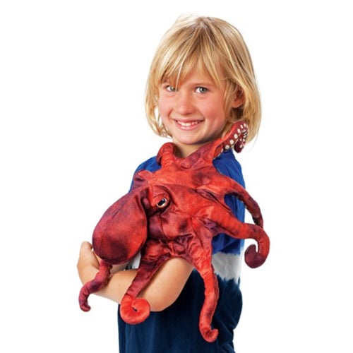 Folkmanis Red Octopus Puppet