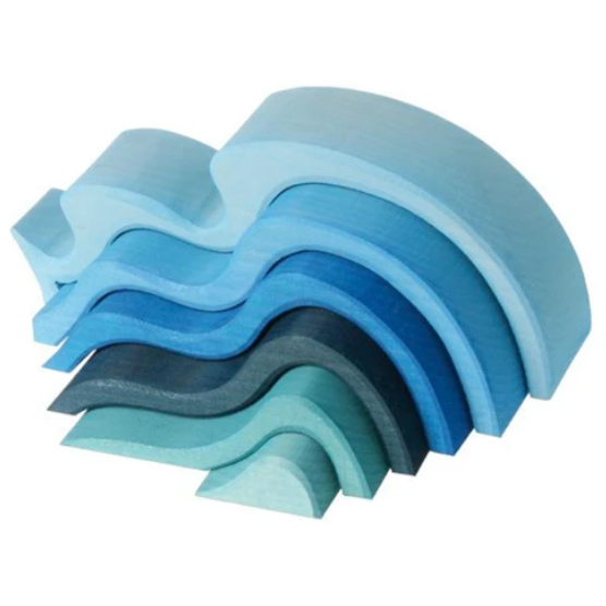 Grimm's Element Water Waves Medium 6 Pieces