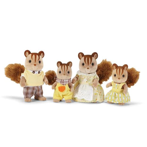 Calico Critters Walnut Squirrel Family