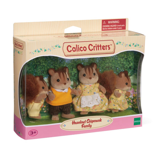 Calico Critters Hazelnut Chipmunk Family
