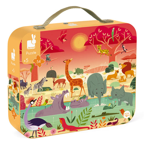 Janod Animal Reserve 54 Piece Puzzle