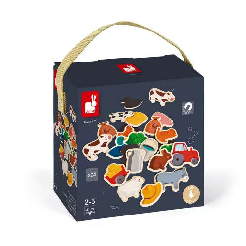 Janod Farm Magnets 24 Pieces