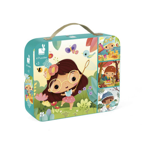 Janod Seasons 4 in 1 Progressive Puzzle