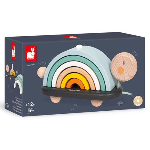 Janod Sweet Cocoon Rainbow Turtle