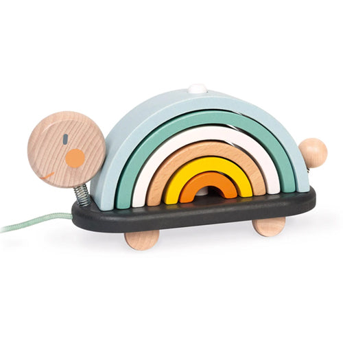 Janod Sweet Cocoon Rainbow Turtle