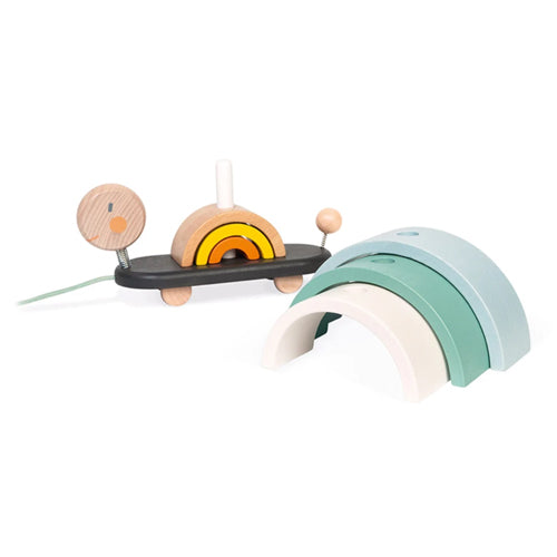 Janod Sweet Cocoon Rainbow Turtle