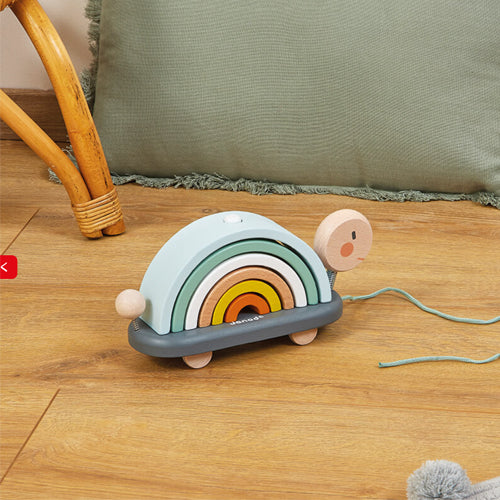 Janod Sweet Cocoon Rainbow Turtle